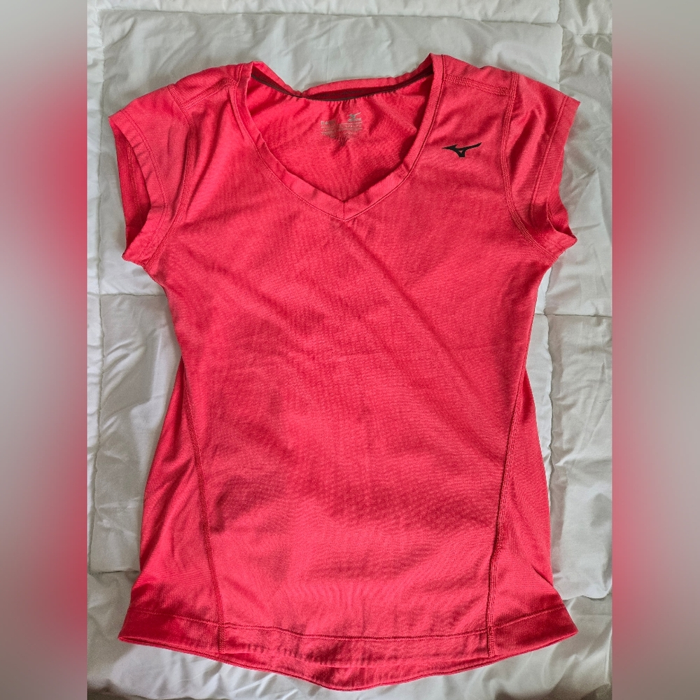 Mizuno Women's Vivid Pink Short Sleeve Tee